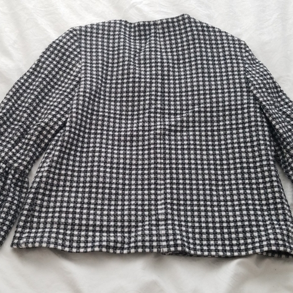 Zara Checkered Blazer Size S - Picture 12 of 14